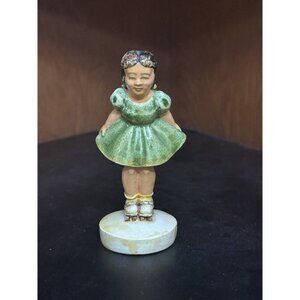 Sebastian Miniatures Sidewalk Days Rollerskate Girl 7767 Limited edition